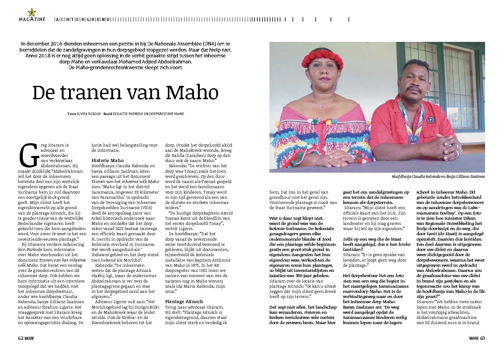 De tranen van Maho - Parbode Sneak Peek