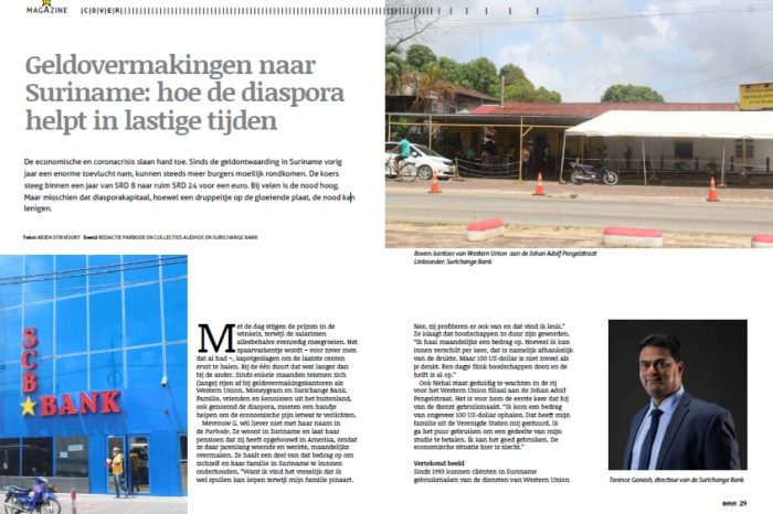 Geldovermakingen naar Suriname: hoe de diaspora helpt in lastige tijden - Parbode Sneak Peek