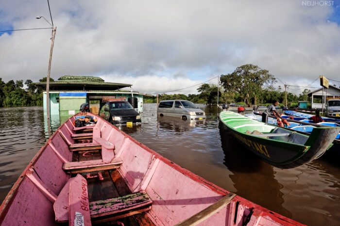 Parbode Xtra: Suriname op zijn kop na één zware regendag - Wateroverlast voorspelt weinig goeds