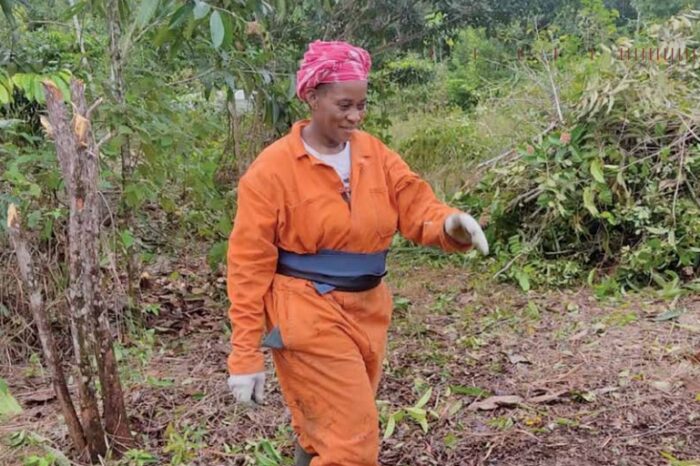 Lydia Hoogdorp, powervrouw met brushcutter en Stihl kettingzaag - Parbode Sneak Peek