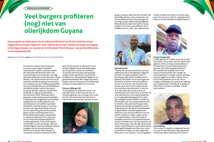 Veel burgers profiteren (nog) niet van olierijkdom Guyana - Parbode Sneak Peek